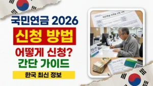 2026년 한국 국민연금 신청 방법